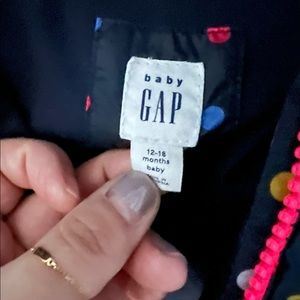 12-18mo GAP polkadot girl puffer jacket